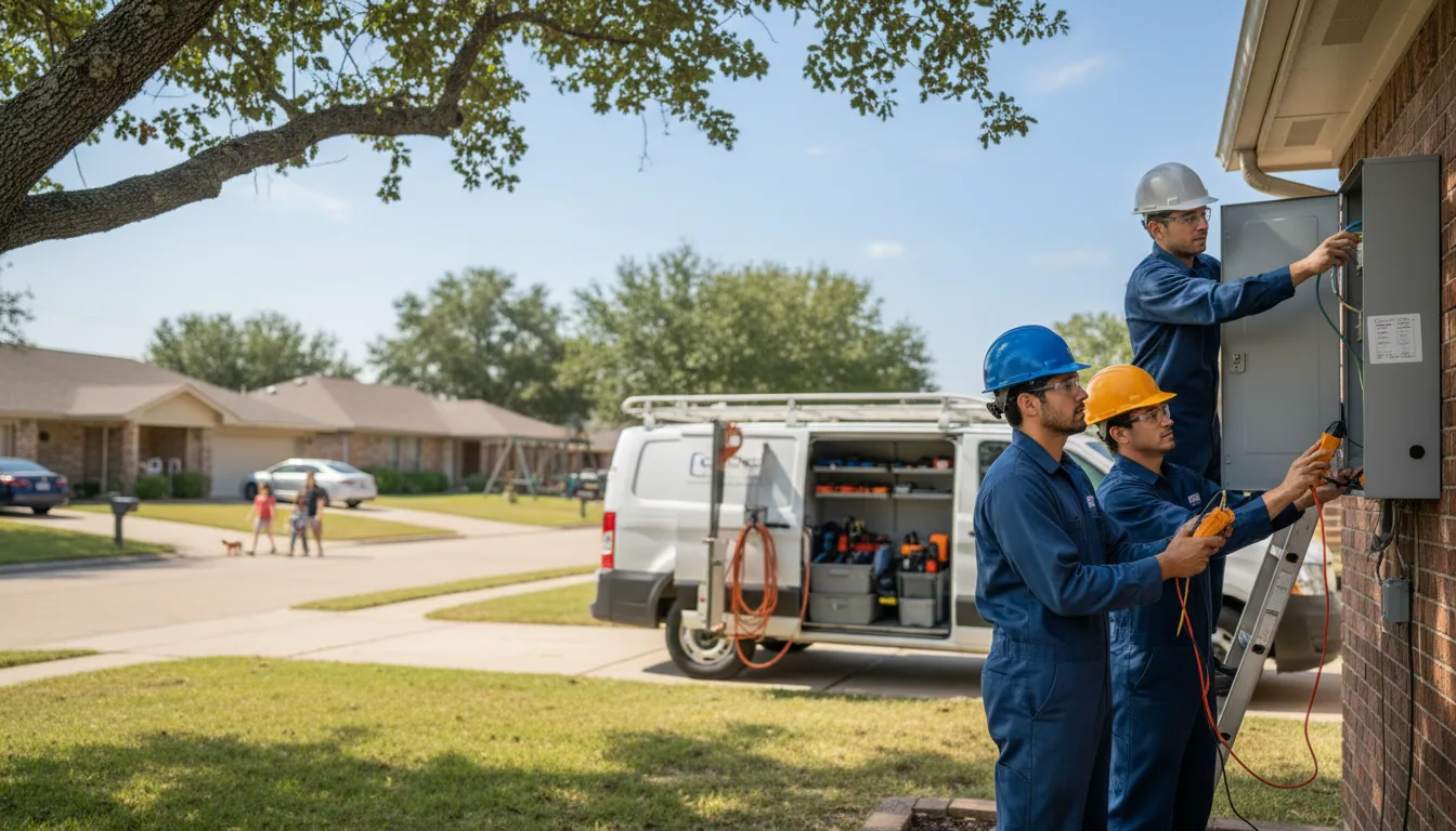 Certified electrician providing emergency electrical services in Jacksboro, TX